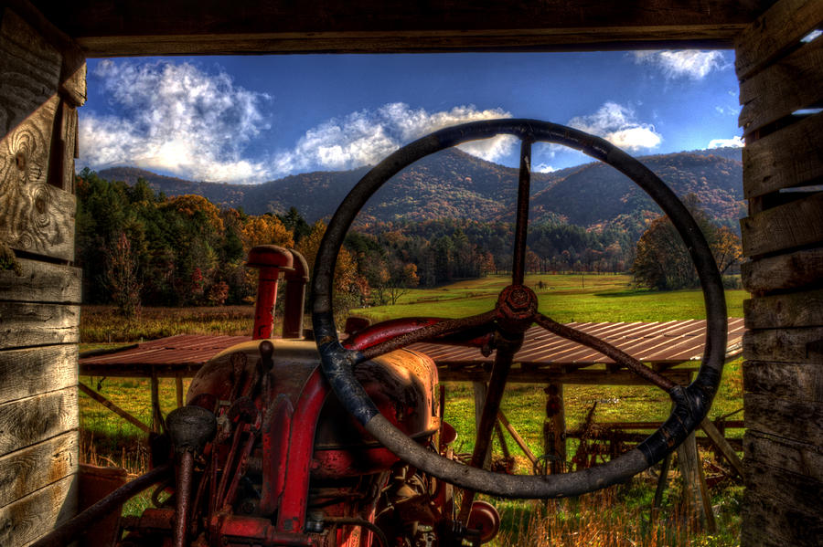 Mountain Photograph - Mountain Farm View by Greg and Chrystal Mimbs