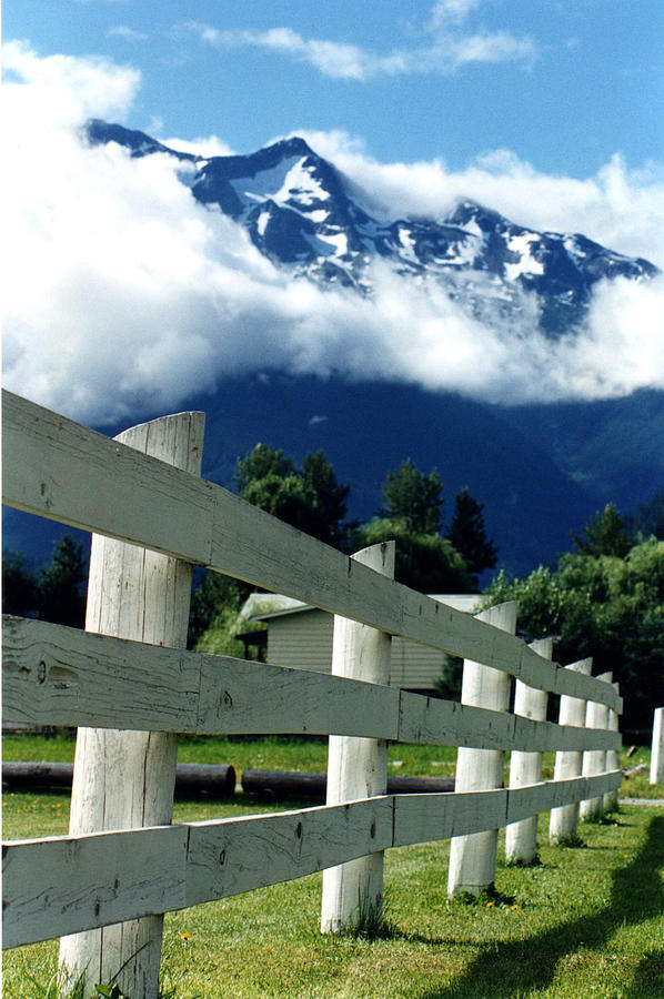 Mountain fence Photograph by Mark Alan Perry