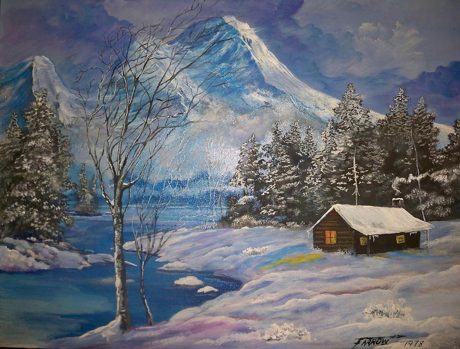 Mountain Hideaway Painting by Dave Farrow