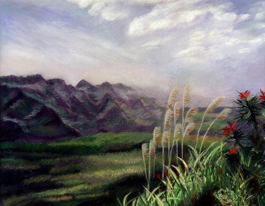 Mountain Horizon Pastel by Nancy Yang