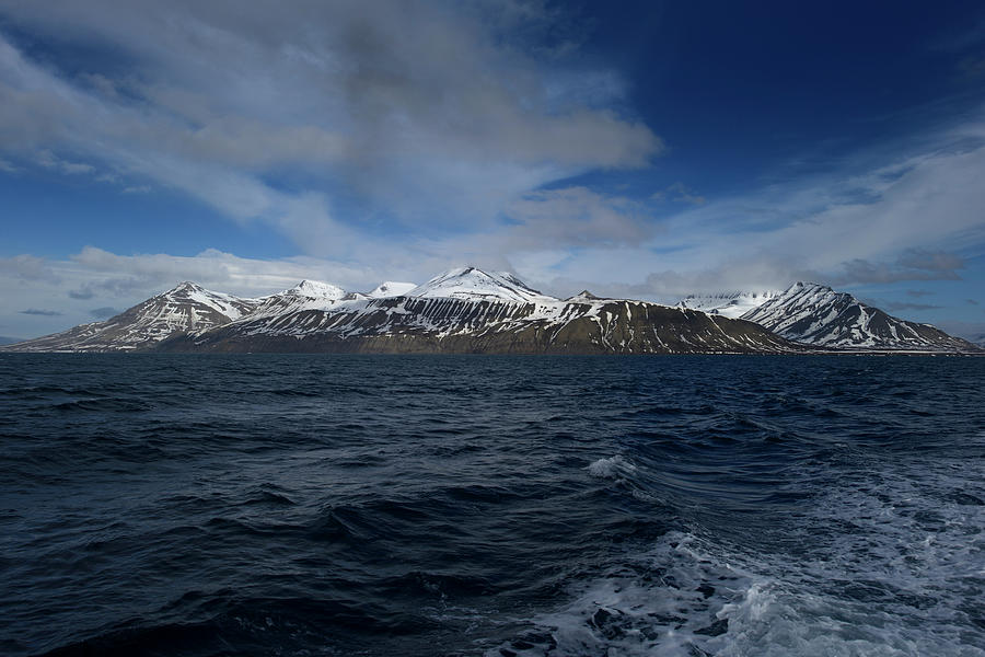 Mountain In Fjord Photograph by Erika Tirén/magic Air