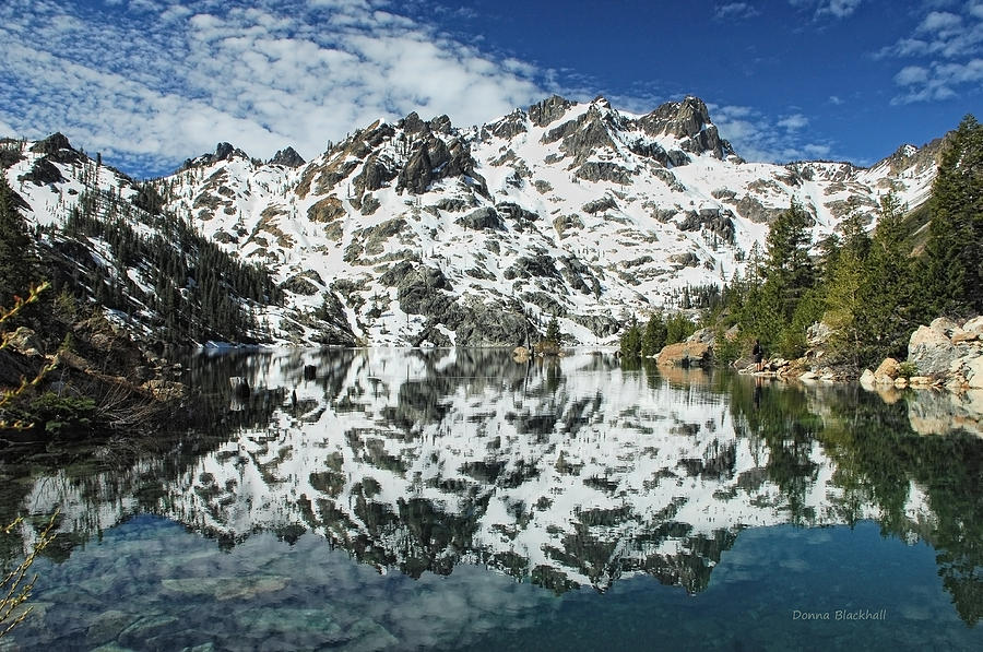 Mountain In The Mirror Photograph by Donna Blackhall