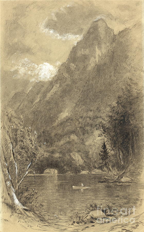 Mountain Lake 1880 Photograph by Padre Art