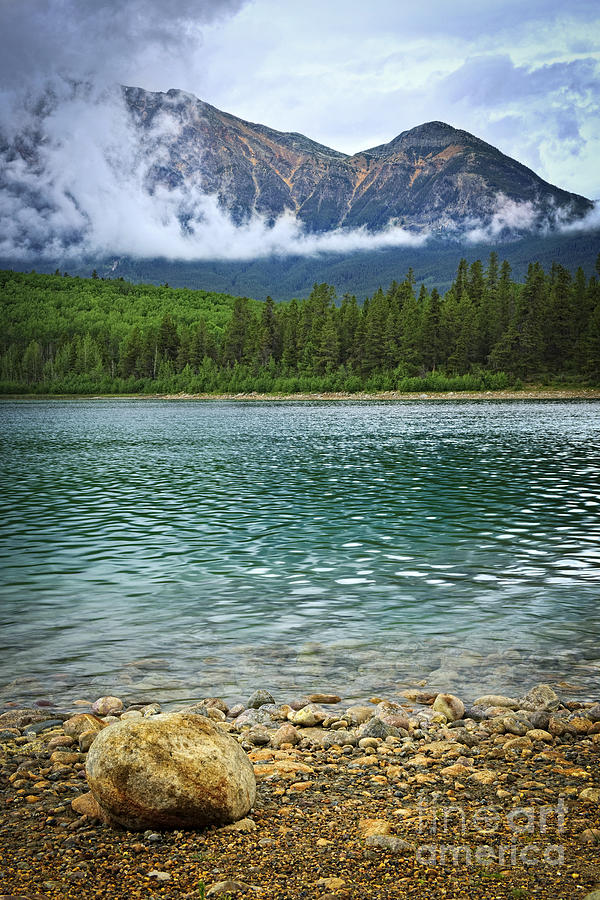 Mountain lake Photograph by Elena Elisseeva