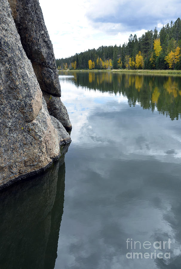Mountain Lake in Autumn Photograph by Jill Battaglia