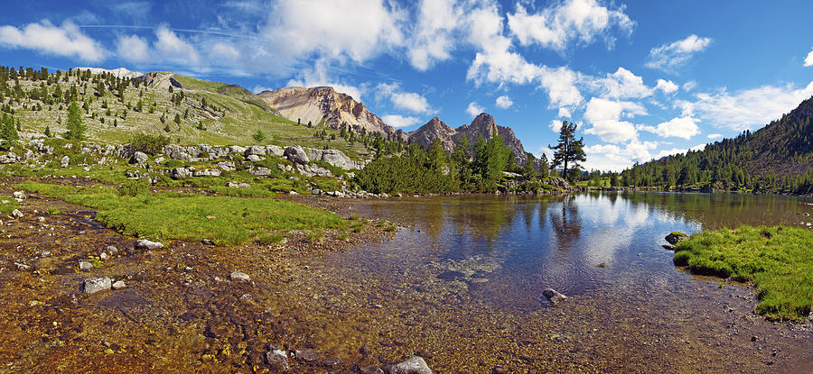 Mountain Lake in the Dolomites Photograph by Chevy Fleet