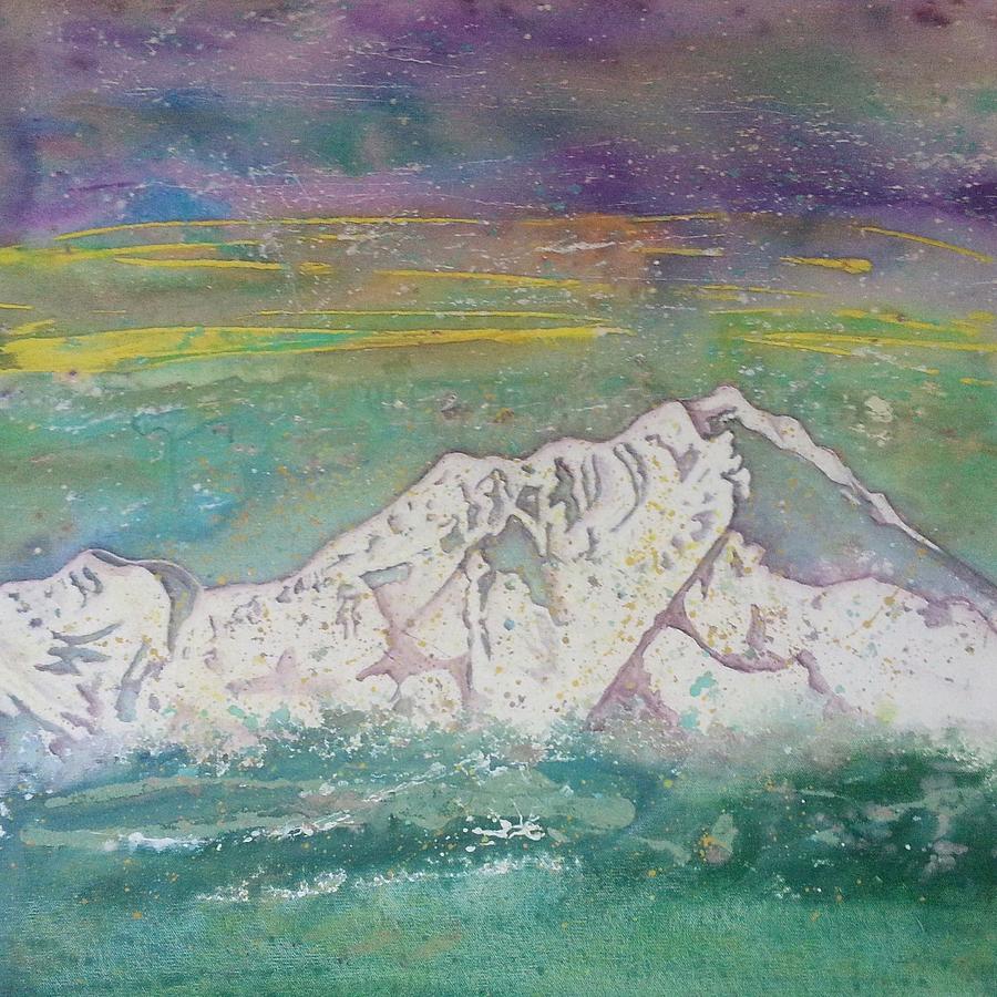 Mountain Painting - Mountain Magic by Pat Devereaux