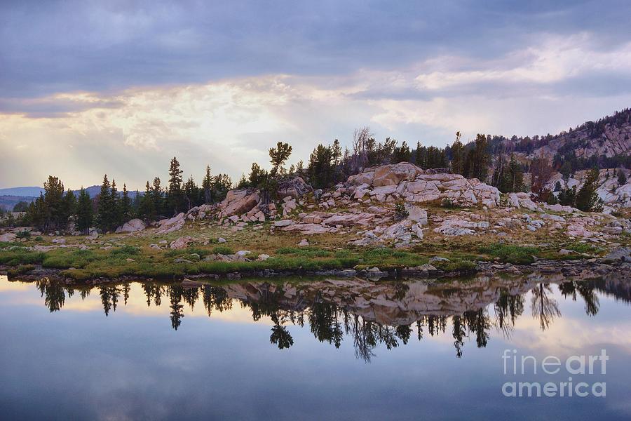 Nature Photograph - Mountain Mirror View by Daniel Dodd