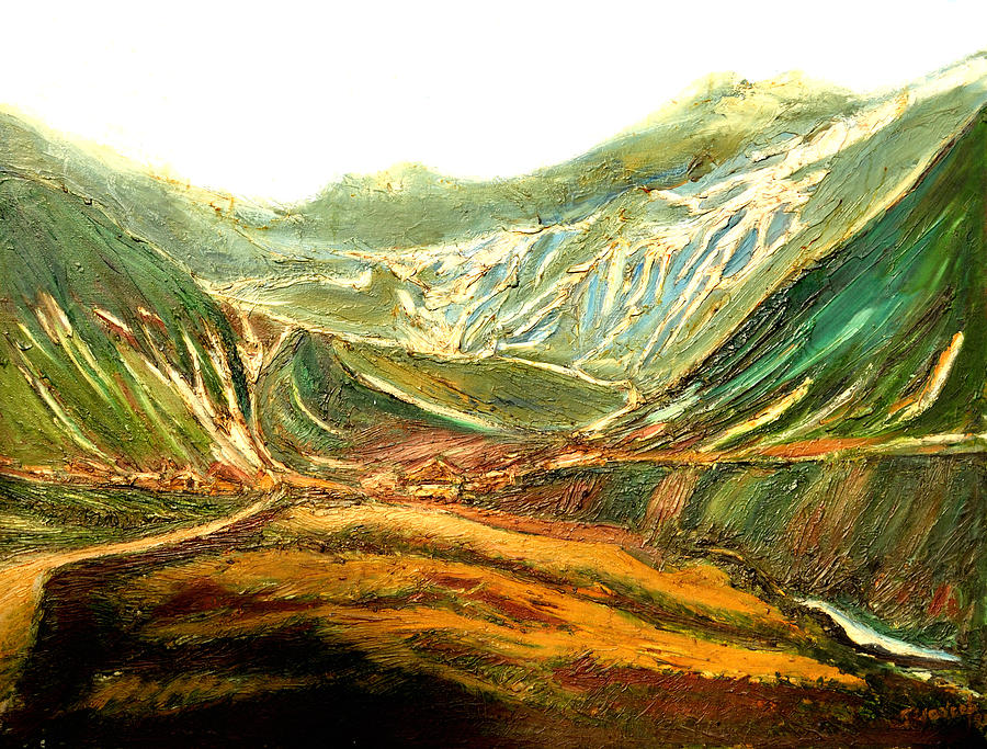 Mountain Moods Painting by Anand Swaroop Manchiraju