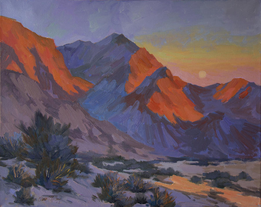 Mountain Morning Painting by Diane McClary