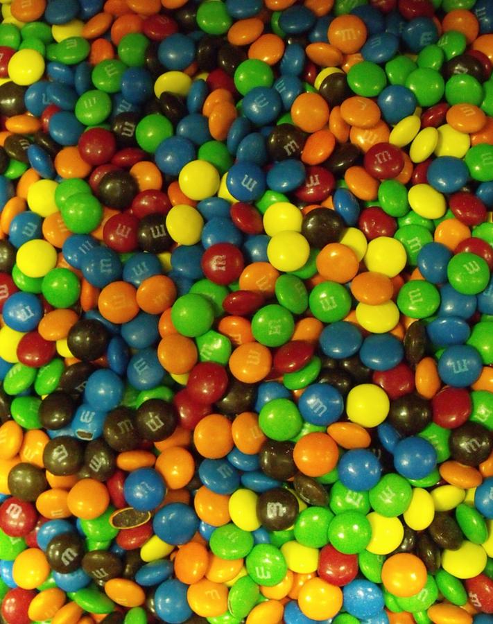Mountain of M and Ms Photograph by Anna Villarreal Garbis