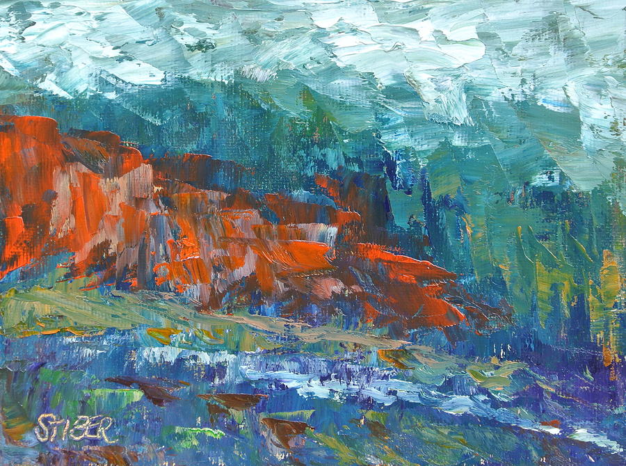Mountain of Memory Painting by Kathy Stiber