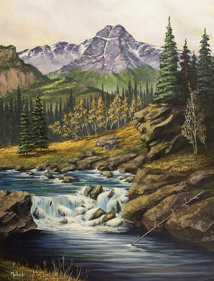 Mountain of the Holy Cross Painting by Jack Malloch