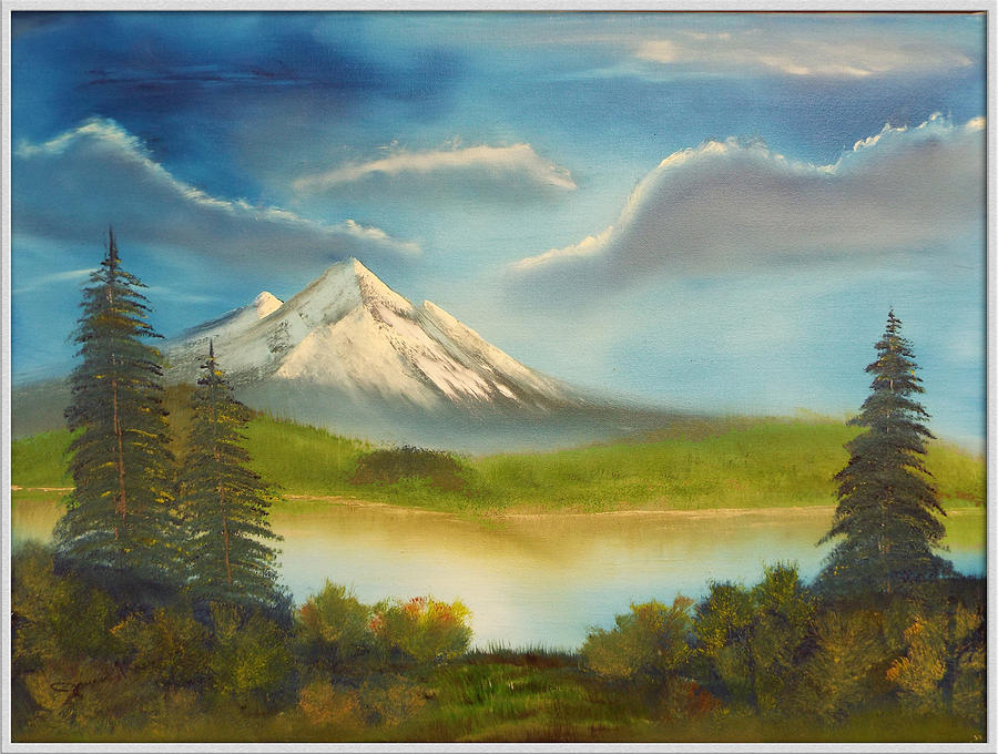 Tree Painting - Mountain Overlook by Joyce Krenson