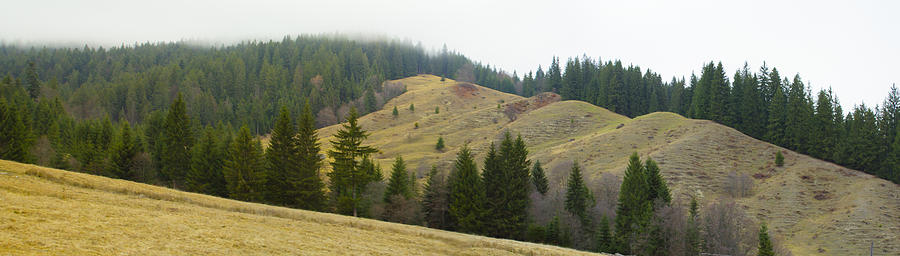 Mountain panorama in november Photograph by Vlad Baciu