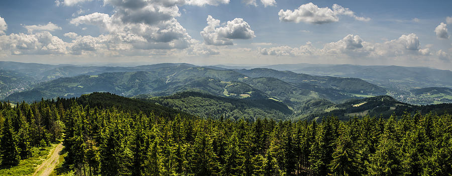 Mountain panorama Photograph by Jaroslaw Grudzinski