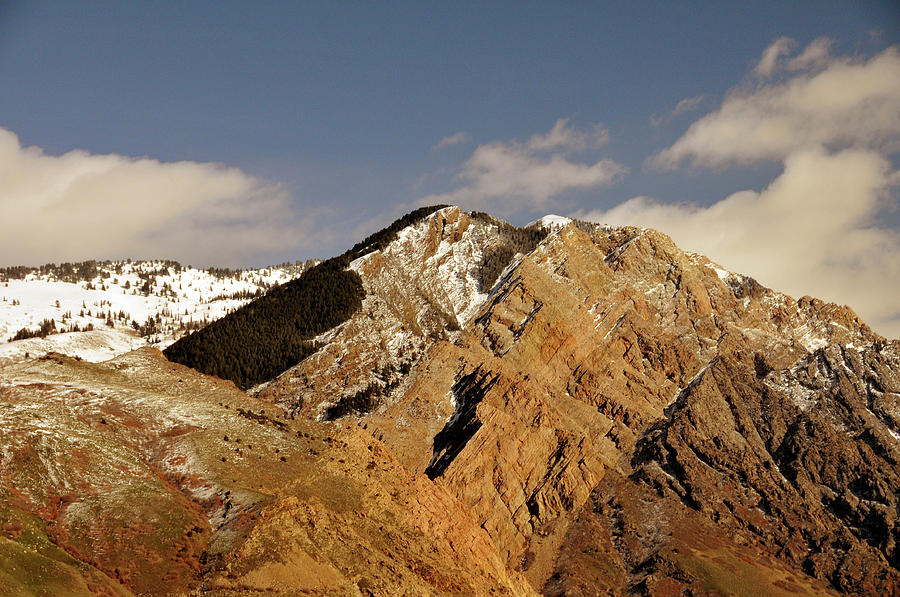 Mountain Peak North Of Ogden, Utah Photograph by Utah-based