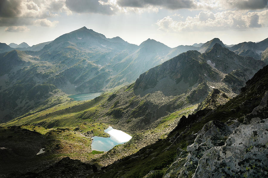 Mountain Peaks And Lakes, Pirin Photograph by Maya Karkalicheva