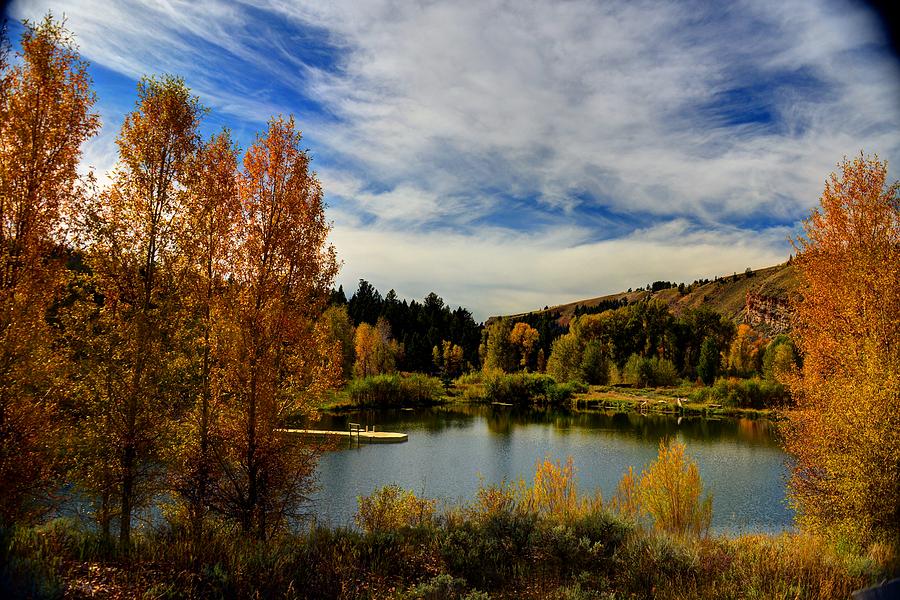 Mountain Pond on Gros Ventre Road Photograph by Jean Hutchison