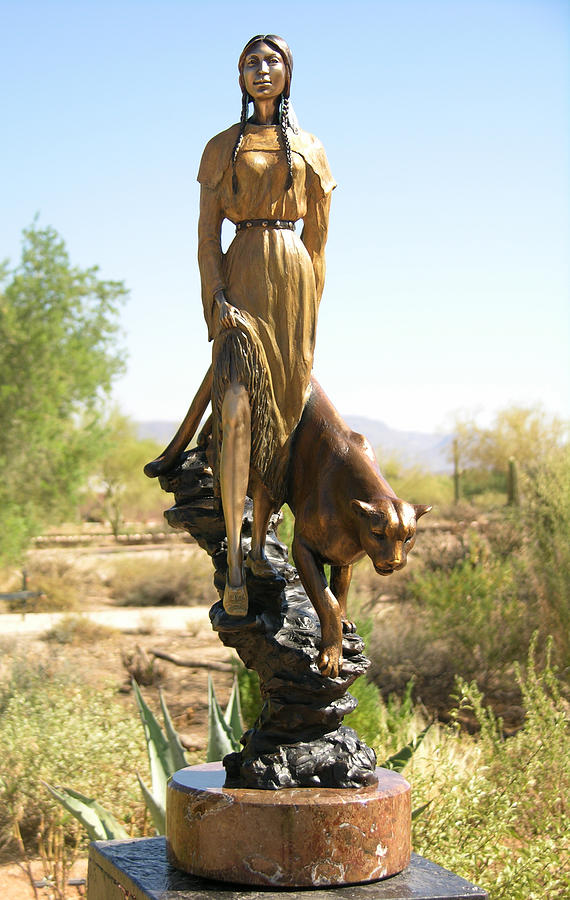 Mountain Pride Bronze Sculpture Sculpture by J Anne Butler