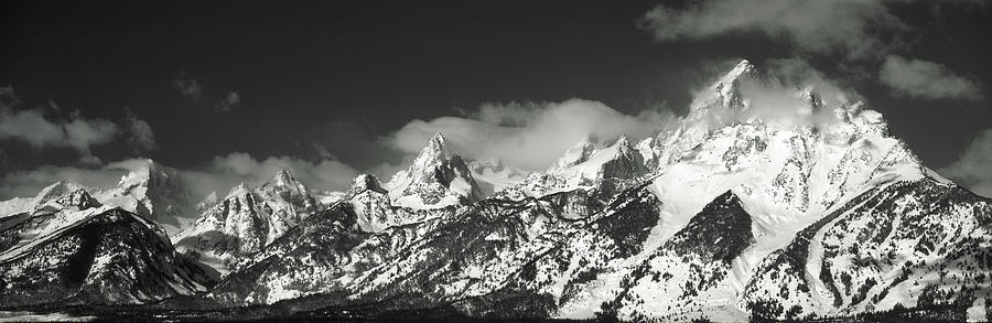Mountain Range, Grand Teton National Photograph by Panoramic Images