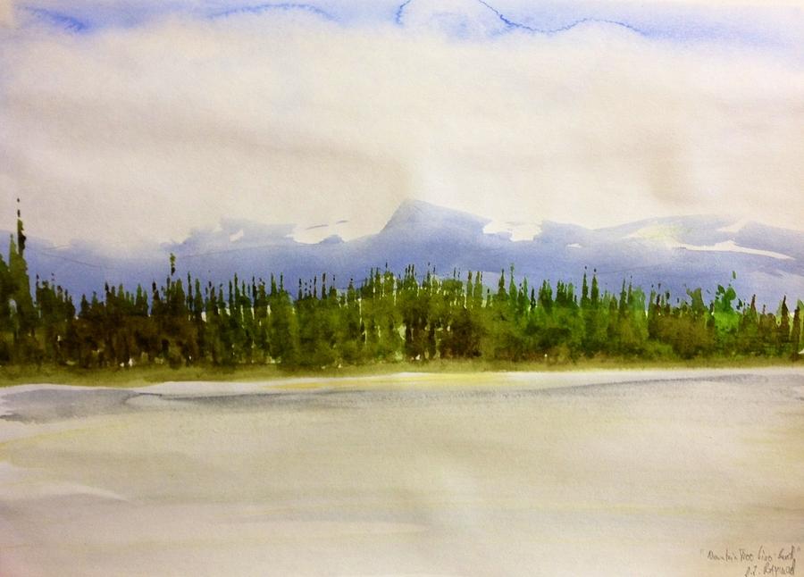 Mountain Range in the Mist Painting by Desmond Raymond