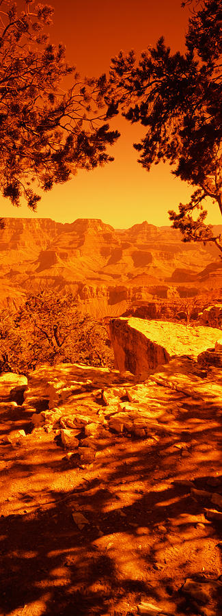 Grand Canyon National Park Photograph - Mountain Range, Mather Point, South by Panoramic Images