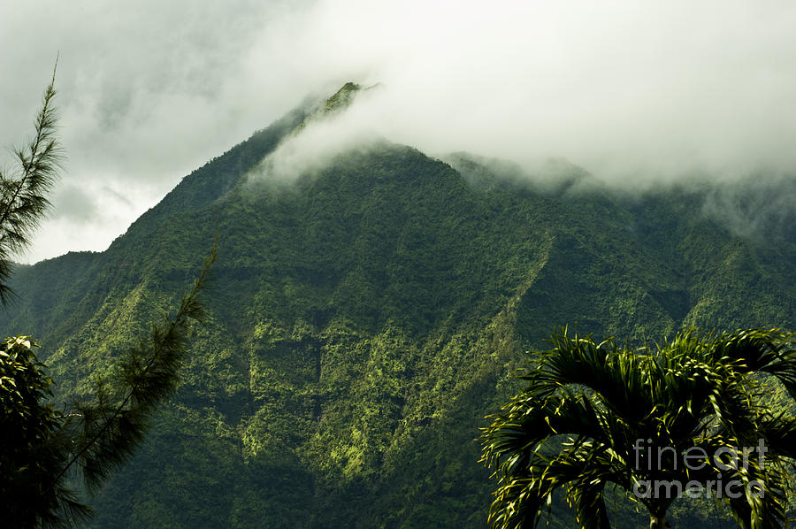 Mountain range on Kauai  Photograph by Micah May