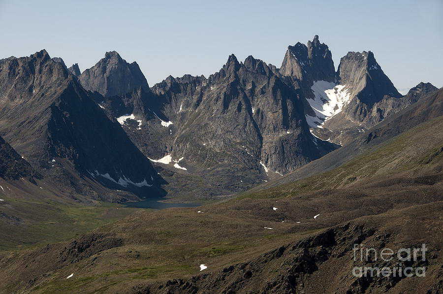 Mountain Range, Yukon Photograph by Mark Newman