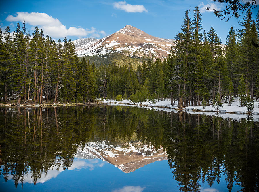 Mountain Reflecting Photograph by Kristopher Schoenleber