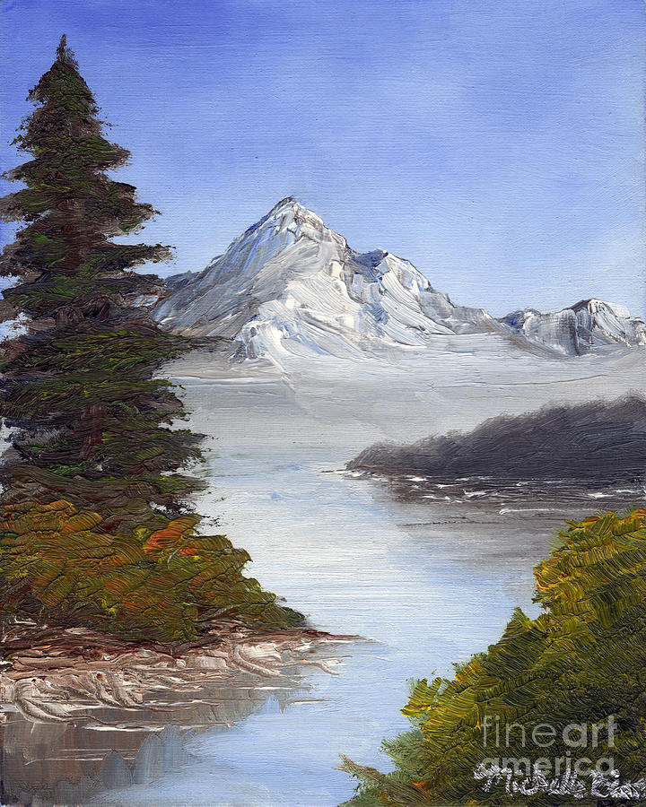 Mountain Region Painting by Michelle Bien