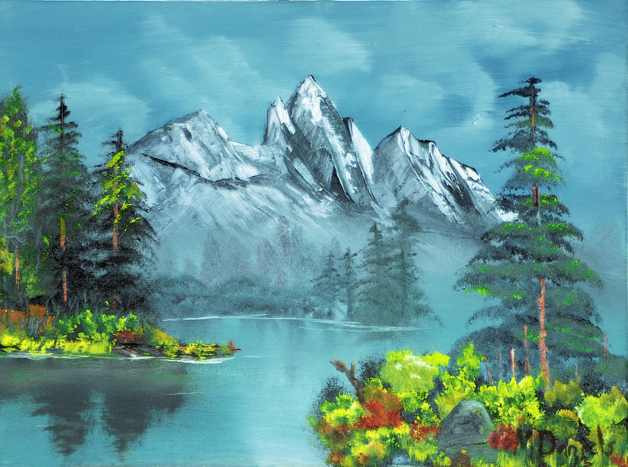 Mountain Retreat Painting by Michael Daniels