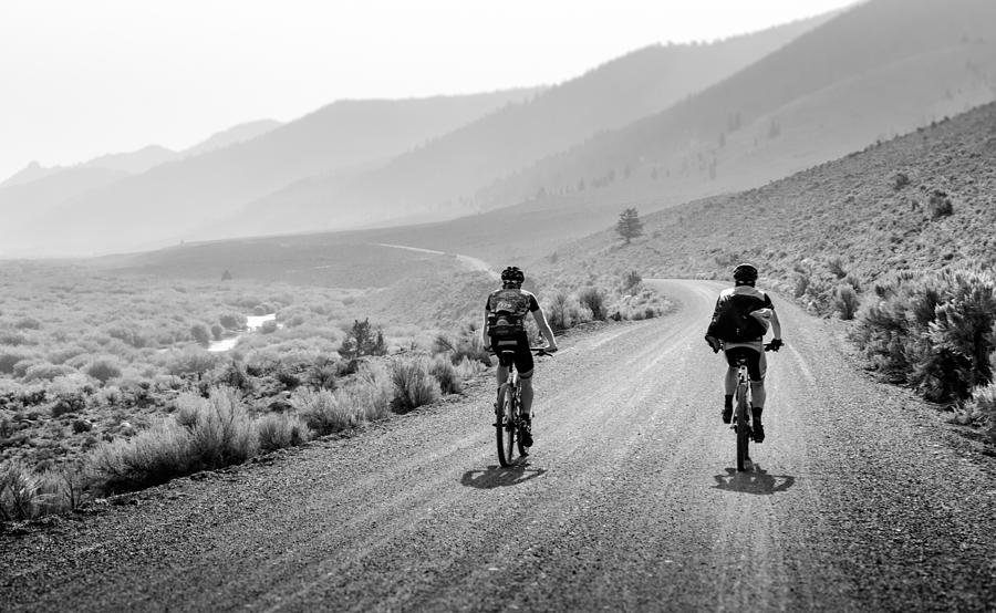 Black And White Photograph - Mountain Riders by Eric Benjamin
