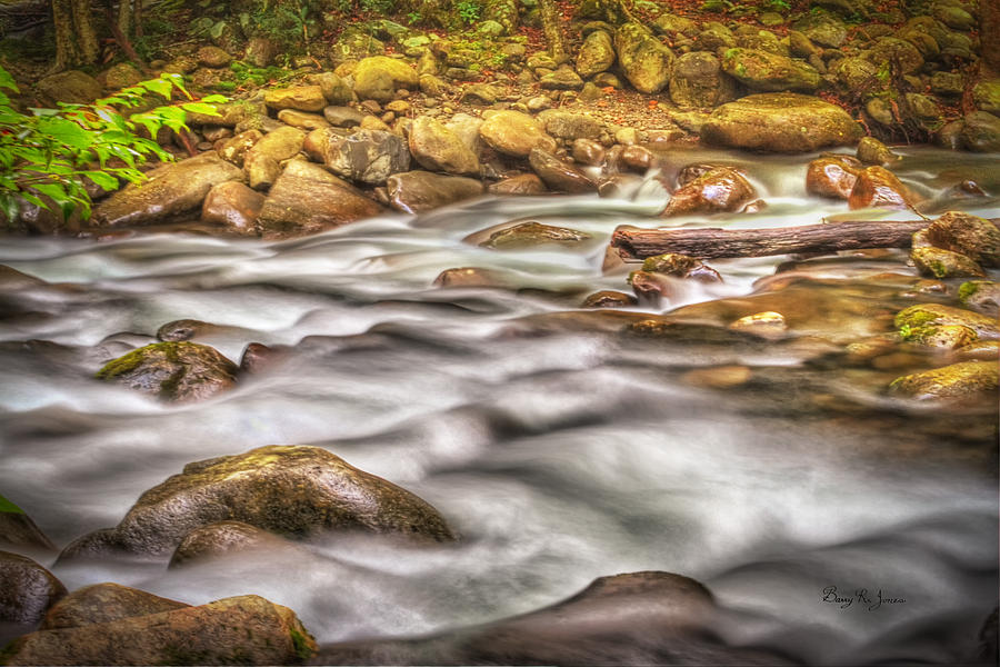 Mountain River-HDR Photograph by Barry Jones