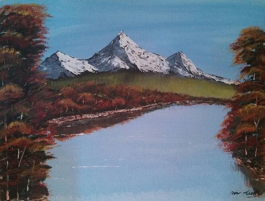 Mountain Painting - Mountain River by Nicolo Filippazzo