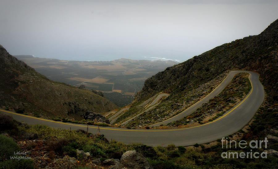 Mountain Road Crete Photograph by Lainie Wrightson