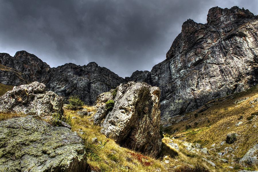 Nature Pyrography - Mountain Rocks by Martin Hristov