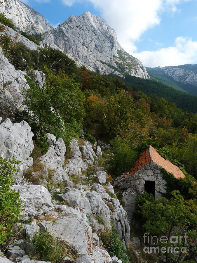 Mountain Ruin - Biokovo - Croatia Photograph by Phil Banks