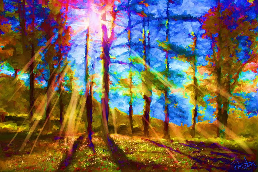 Mountain Shadows Painting - Mountain Shadows by Preston Sandlin Mountain Shadows Painting - Mountain Shadows by Preston Sandlin