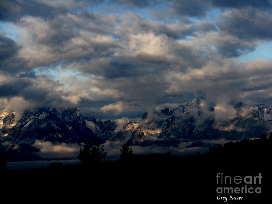 Patzer Photograph - Mountain Silhouette by Greg Patzer Patzer Photograph - Mountain Silhouette by Greg Patzer