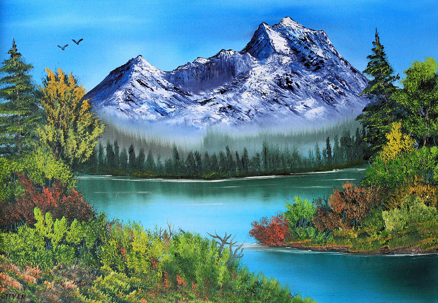 Mountain Splendor Painting by Stephen Helton - Fine Art America