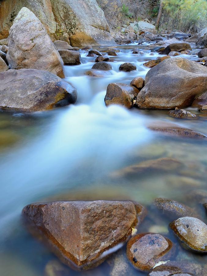 Mountain Stream, Boulder Canyon Photograph by Rivernorthphotography