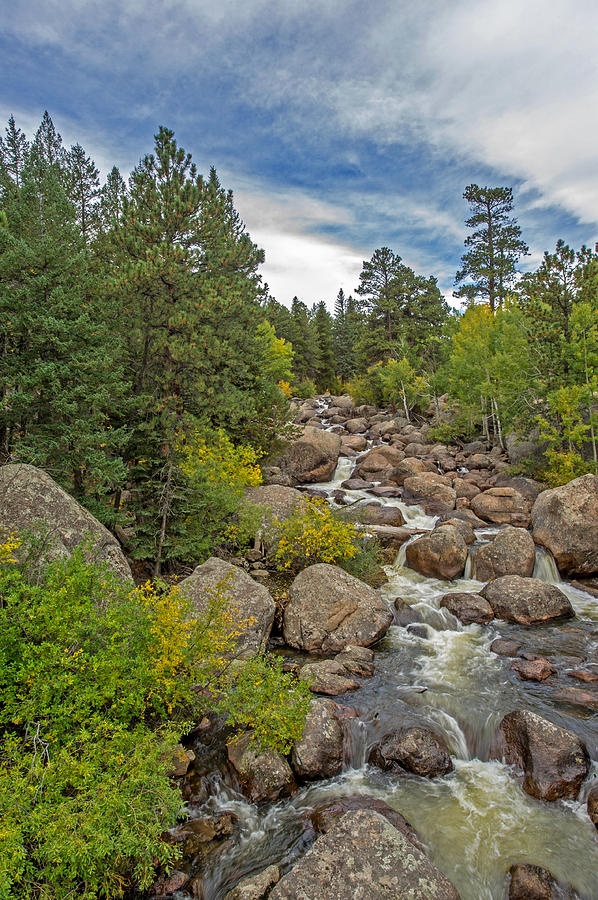 Mountain Stream Near Rocky Mountain National Park in Colorado Photograph by Willie Harper