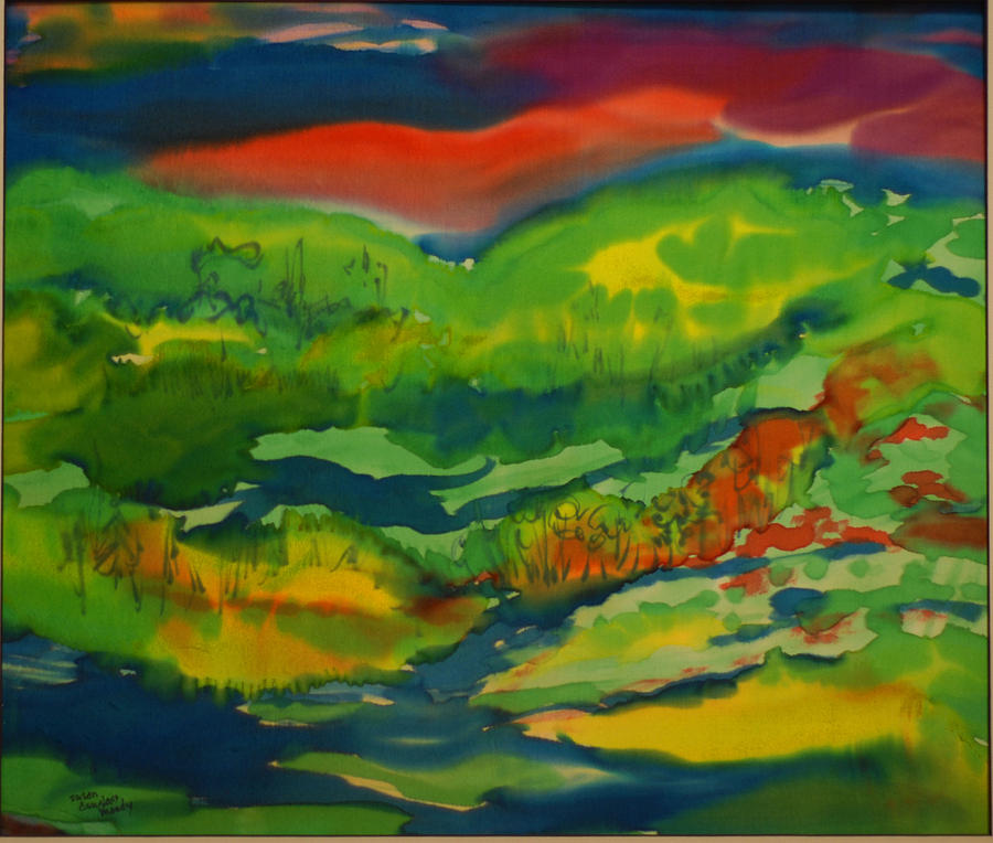 Mountain Streams Painting by Susan Moody