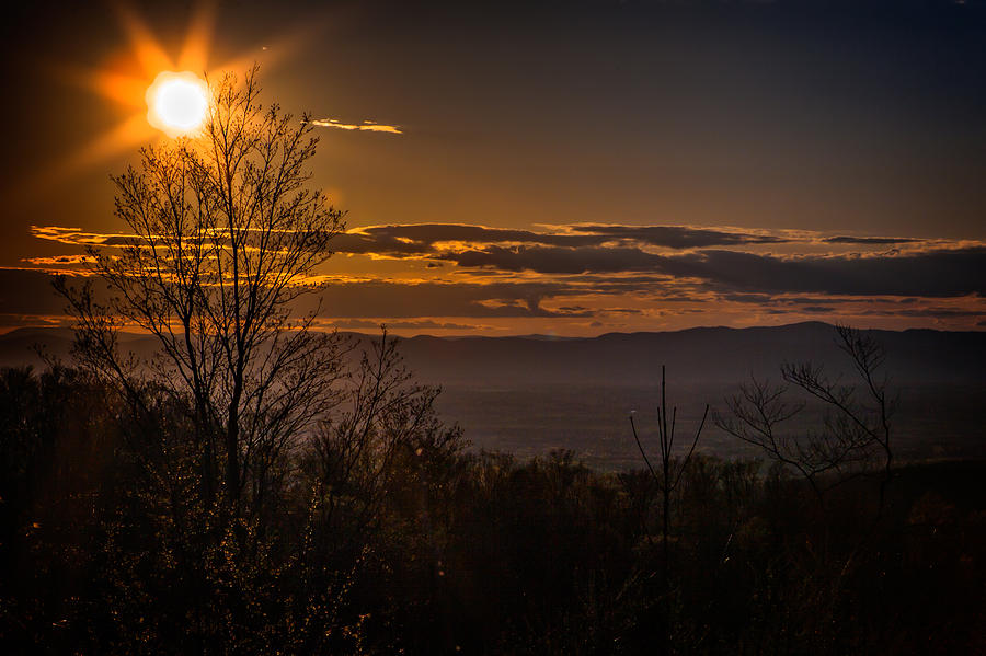 Sunset Photograph - Mountain Sunset by Jerry Mattice