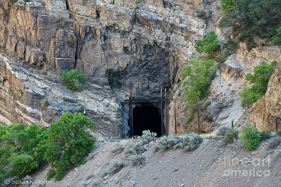 Mountain Tunnel Photograph by Susan Herber
