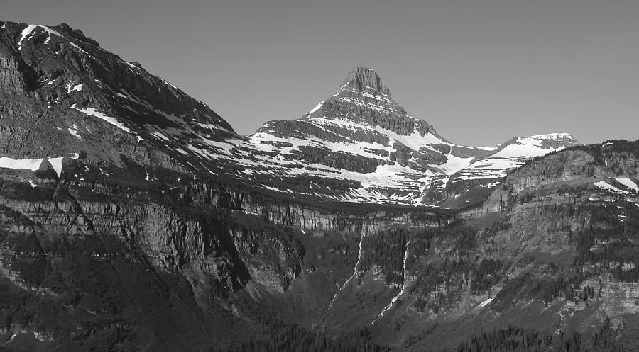 Mountain View At Glacier Photograph