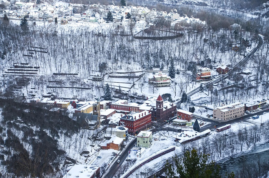 Mountain View of Jim Thorpe Photograph by Bill Cannon