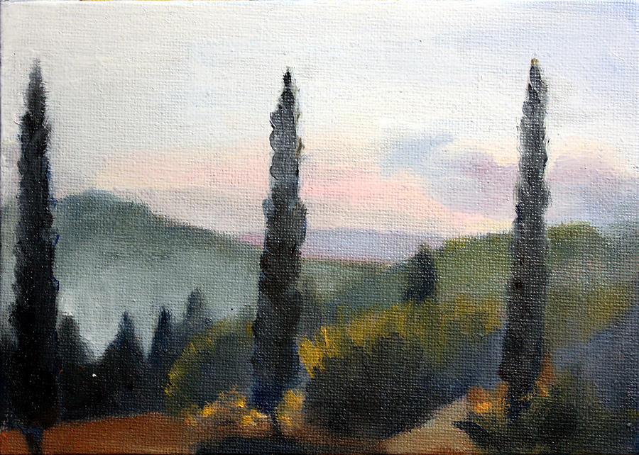 Mountain View Painting by Sarah Lynch