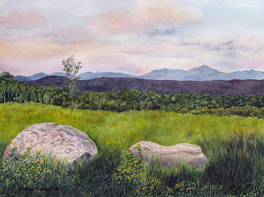 Mountain Painting - Mountain View by Sharon Farber